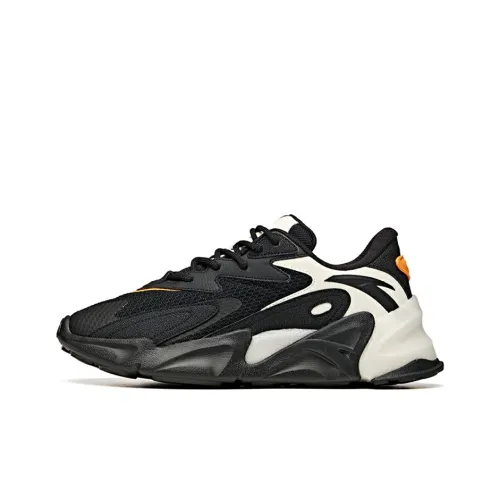 ANTA Импуль Устойчивый к абразиву Дышащий Низкий Топ Скейтборд Кроссовки Apocalypse Черный