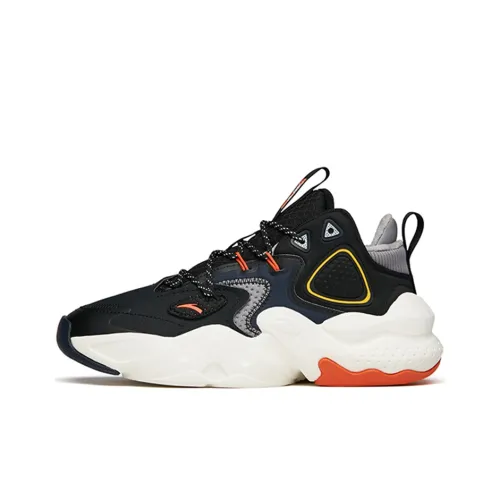 ANTA Bastard WEI Feng 2 Slip-on Устойчивый к истиранию Теплоизоляционное покрытие Низкий топ Скейтборд Кроссовки Мужские Черный Серый