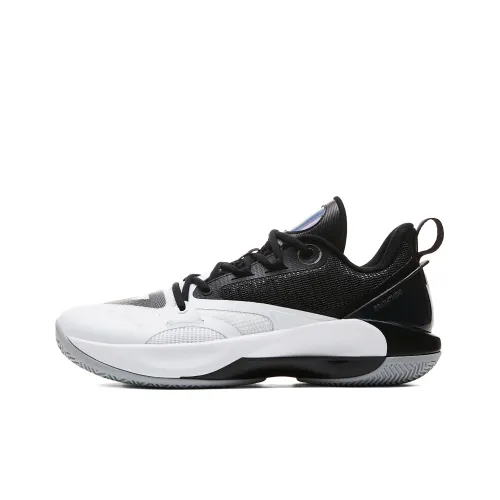 PEAK Talent Generation Баскетбольные кроссовки Низкий топ Чистый белый черный Мужской