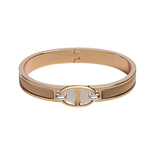 HERMES Mini Clic Chaine d'Ancre Браслеты Коричневый Женские