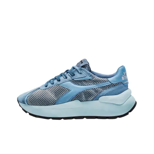 Diadora Heritage Casual Low Top Blue Women's