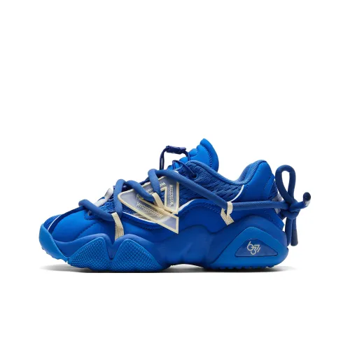 PEAK State Pole 6371 Slip Resistant Abrasion Resistant Низкий Топ Спортивная Повседневная Обувь Женская Синяя