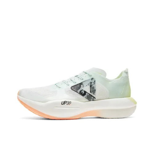 PEAK UP30 2,0 Амортизация Ударопрочный Низкий Топ Беговые кроссовки Мужские Гуашево-зеленый