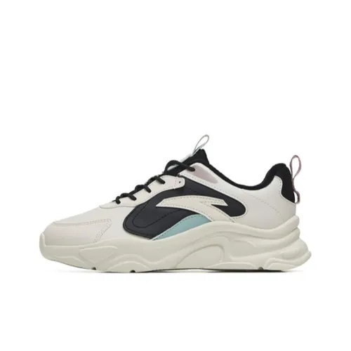 ANTA Little Millennium 2,0 Устойчивый к истиранию Термический Низкий Топ Спортивная Повседневная Обувь Женская Белый Зеленый