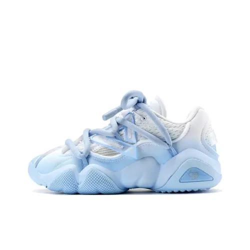 PEAK State Pole 6371 Slip Устойчивый к истиранию Низкий Топ Спортивная Повседневная Обувь Женская Синий Белый