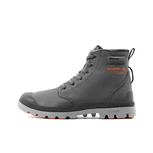 Palladium Pampa Водонепроницаемый и Износостойкий длина до щиколотки для активного отдыха мужской черный серый