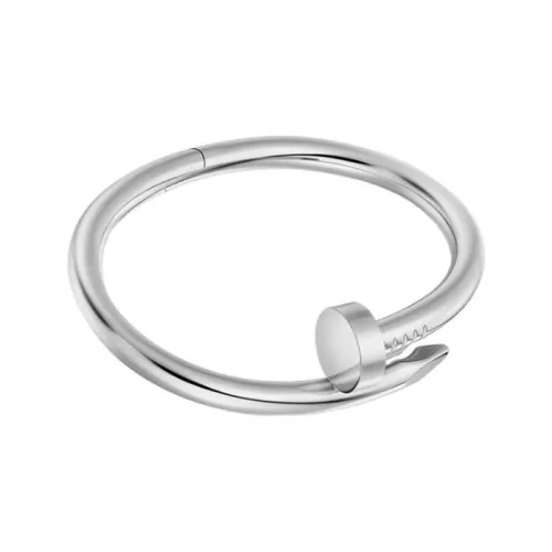 Cartier Juste Un Clou Series 18K Белое золото Браслеты Женские