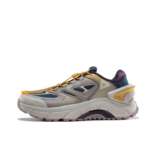 PEAK Шокабассорбер Slip-Resistant Abrasion-Resistant Низкий Топ Беговые кроссовки Мужские Темный хаки