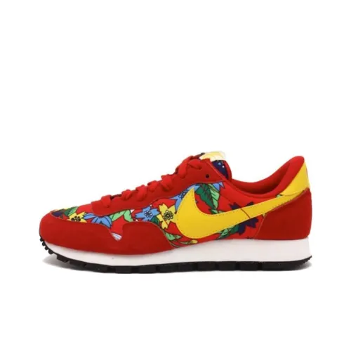 Nike Air Pegasus 83 Slip Resistant Abrasion Resistant Низкий Топ Беговые кроссовки Женские Красный Желтый