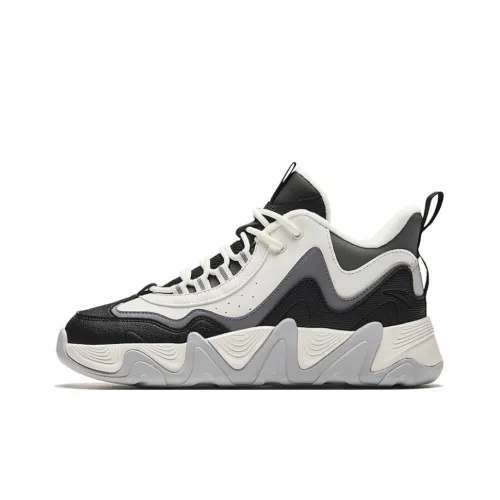 ANTA Back wave 1,0 Противоскользящий MID Топ Кэжуал Женский Черный Серый