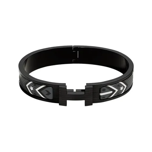 HERMES Эмаль Браслеты Унисекс Черный