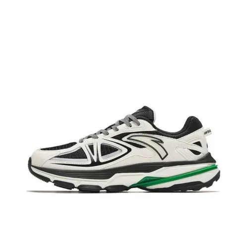 ANTA Walker Износостойкие Дышащие Низкие Кроссовки для Бега Женские Черный Белый