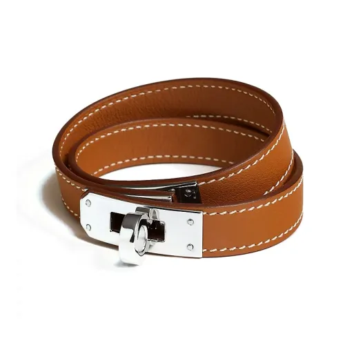 HERMES Телячья кожа Браслеты Мужской Коричневый