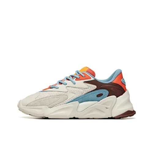 ANTA Импуль Устойчивый к истиранию Дышащие Низкие Кроссовки для скейтбординга Мужские Карамельно-оранжевые