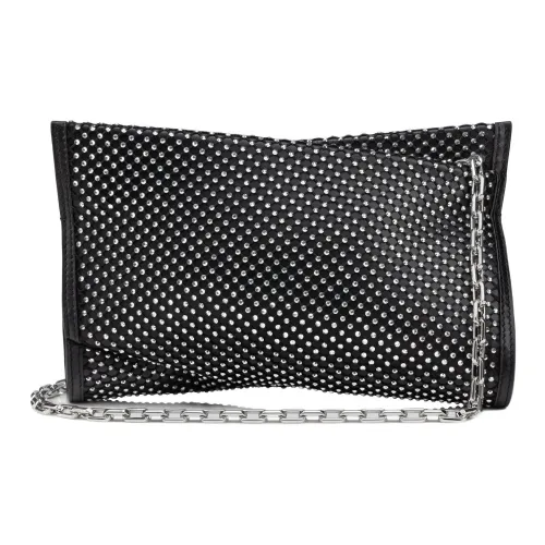 CL LUBOTING Напп Кожа Одно Плечо Через Плечо Клатч Маленький Женский Черный