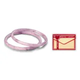 Сушеная роза Браслет + [Коробка "Сердцебиение"]