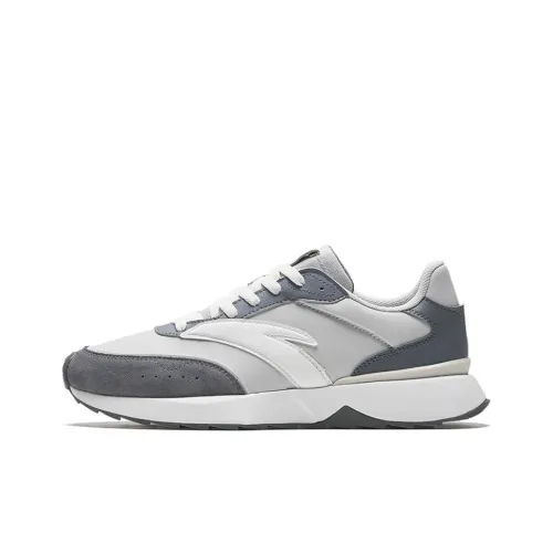 ANTA Heritage Casual Low Top Gray White Men's