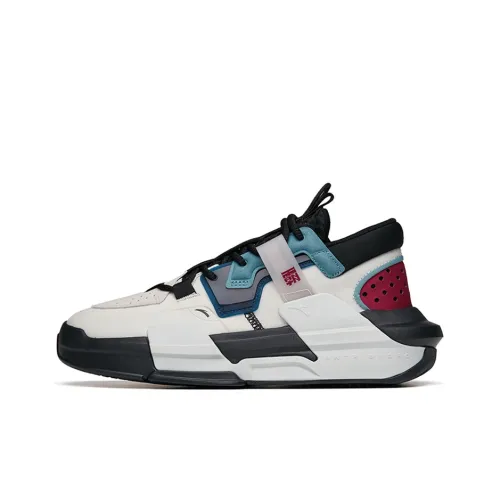 ANTA Domination 3,0 Slip Резистентные амортизаторы Низкий топ Скейтборд Кроссовки Черный Серый Красный