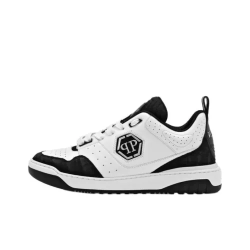 PHILIPP PLEIN Croco Скейтборд Кроссовки Мужские Белые