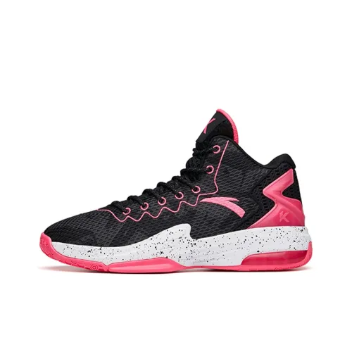 ANTA KT3 Амортизация Устойчивость к истиранию Покрытие устойчивое к нижнему юбке Топ для баскетбола Мужской Черный Розовый