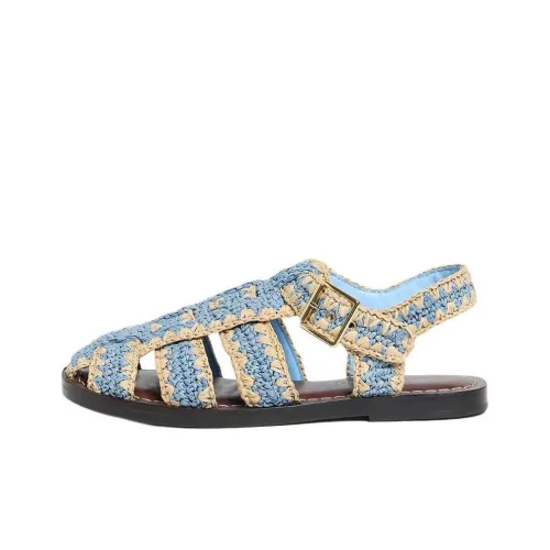 Loeffler Randall Сандалии в римском стиле, синие, женские