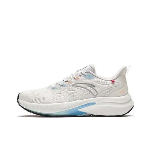 ANTA Rocket 5,0 Амортизация Износостойкие Низкие Кроссовки для Бега Женские Белые Серые