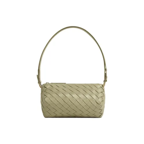 Bottega Veneta Сумка из коровьей кожи сумка через плечо женская CAVE каменно-зеленый