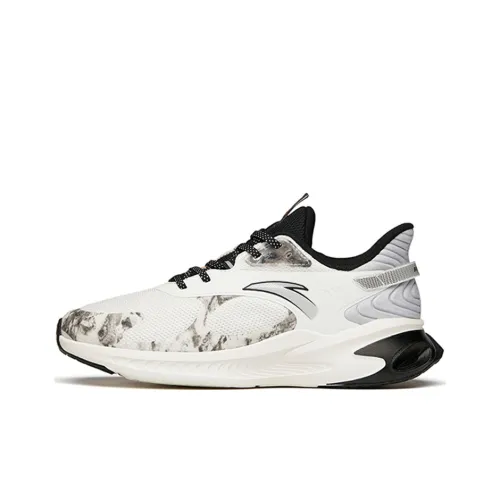 ANTA Rocket 2,0 Амортизация Легкий Отскок Низкий Топ Беговые кроссовки Мужские Белый Серебряный