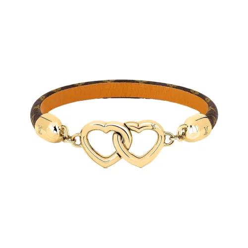 LOUIS VUITTON Холст Воловья кожа Браслеты Женские Золото