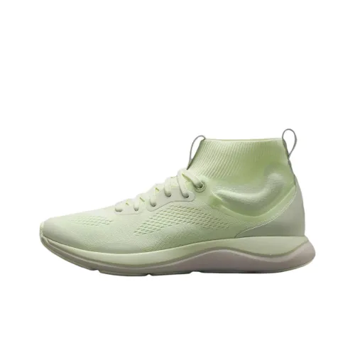 lululemon Chargefeel Slip-resistant Abrasion-resistant MID Топ Тренировки Беговые кроссовки Женские Зеленый Белый