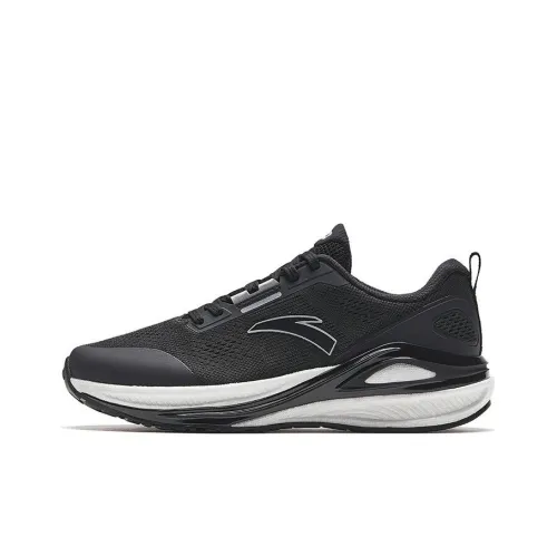ANTA C100 Slip-resistant Low Top Беговые кроссовки Женские Черный Серебряный