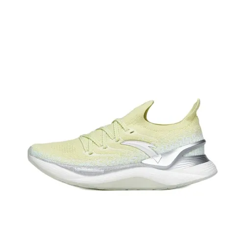 ANTA Chuang 2,0 Pro Легкий Низкий Топ Беговые Кроссовки Женские Желтый Белый