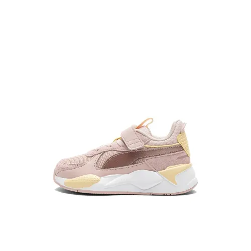 PUMA RS X Детская повседневная обувь Низкий топ Розовый/Розовое золото Дошкольный