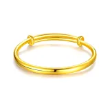 Глянцевый простой кольцо браслет [Круглый стержень]