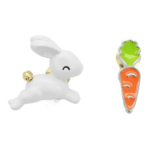 Meta[l]morphose BIG In Miniature Сплав/Серебряное покрытие/Золотое покрытие Броши Фарфоровый белый Унисекс