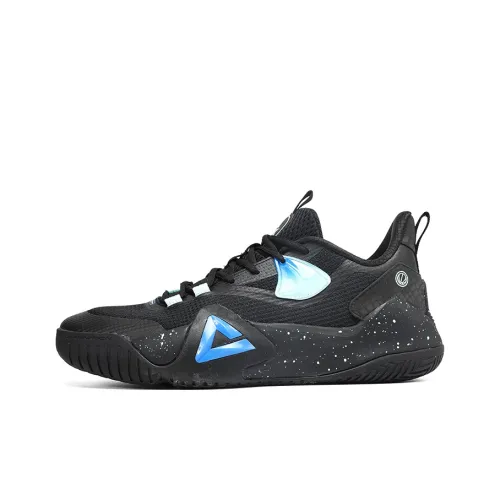 PEAK Sharp Marks Баскетбольные кроссовки Low Top Black Ice Blue Men's