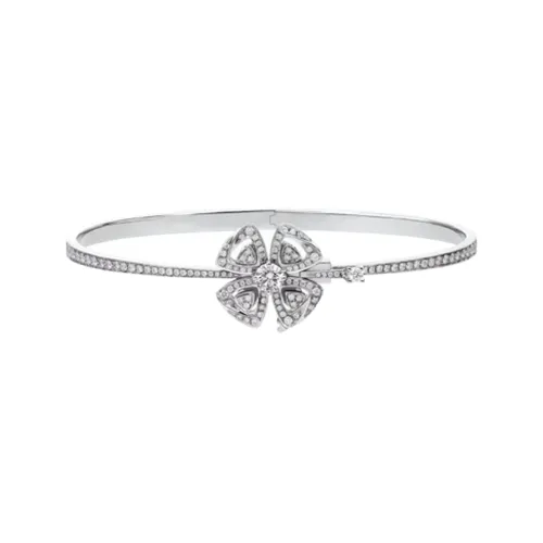 BVLGARI 18К Белое золото Браслеты Унисекс Серебряный