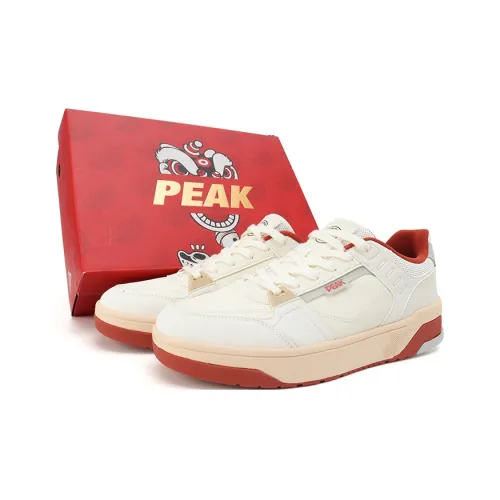 PEAK State Pole Скейтборд Кроссовки Низкие Топ Экрю/Румба Красный Унисекс