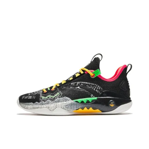 ANTA Frenzy 5 Pro Speed Irving PE Шокабойеры Противоскользящие Устойчивые к истиранию Низкий Топ Баскетбольные кроссовки Мужские