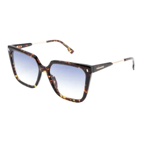 DSQUARED 2 Ацетат Квадратные Солнцезащитные Очки Женские Умбра