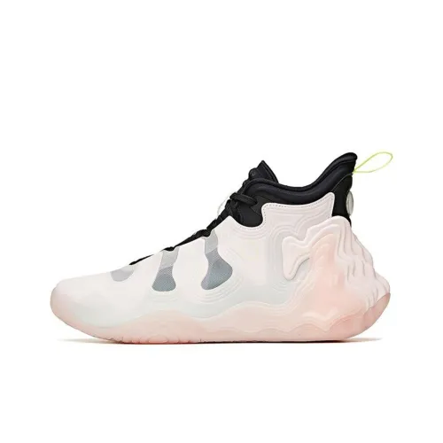 ANTA Star Mountain MID Топ Баскетбольные кроссовки для игры Мужской First Персиково-розовый