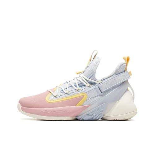 ANTA UFO2,0 Баскетбольные кроссовки Мужские Розовый Синий Белый