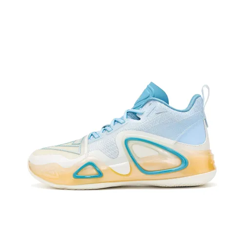 PEAK Surfing The Big Triangle 2,0 Противоскользящий Устойчивый к истиранию MID Топ Баскетбольные кроссовки Женские Прекрасный синий