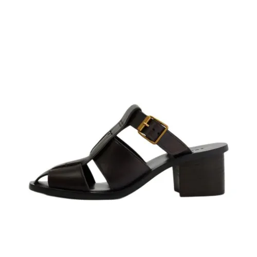 SOEUR Домашние тапочки 5,5 см Женские Темно-коричневые