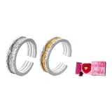 Транспорт Tang Трава Цветочный Пара Кольцо (Розовая любовь Розовый Подарочная коробка)