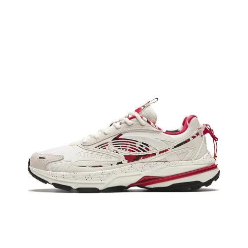 ANTA Walker Casual Low Top White Red Men's