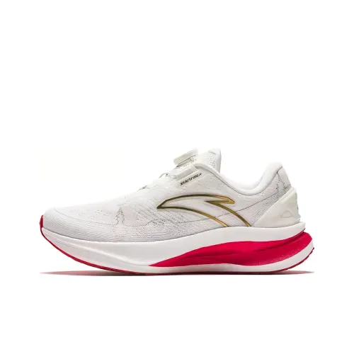 ANTA Champion 2nd Gen Pro Slip-Resistant Abrasion-Resistant Low-Top Беговые кроссовки Мужские Белый Красный
