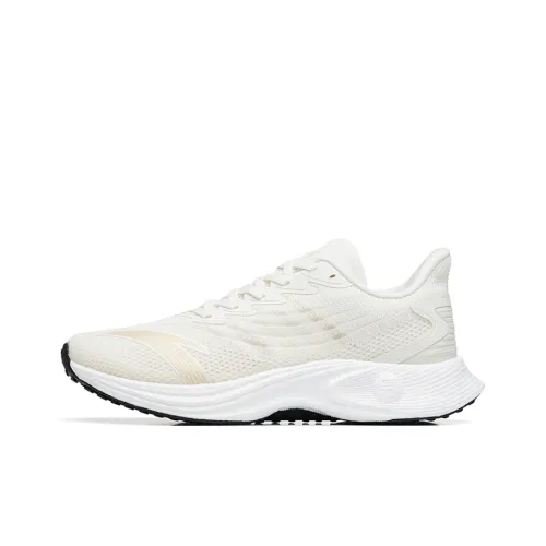 ANTA Mach 1,0 Легкий Низкий Топ Беговые кроссовки Женские Белый Черный