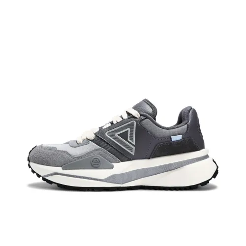 PEAK 70S Устойчивый к истиранию Низкий Топ Повседневная обувь Унисекс Серый