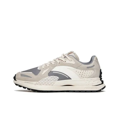 ANTA Star 202 Td Амортизирующие подошва противоскользящие устойчивые к истиранию низкий топ беговые кроссовки для мужчин серый